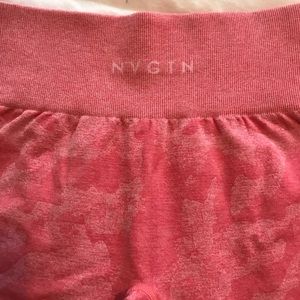 NVGTN Pink Camo Bike Shorts